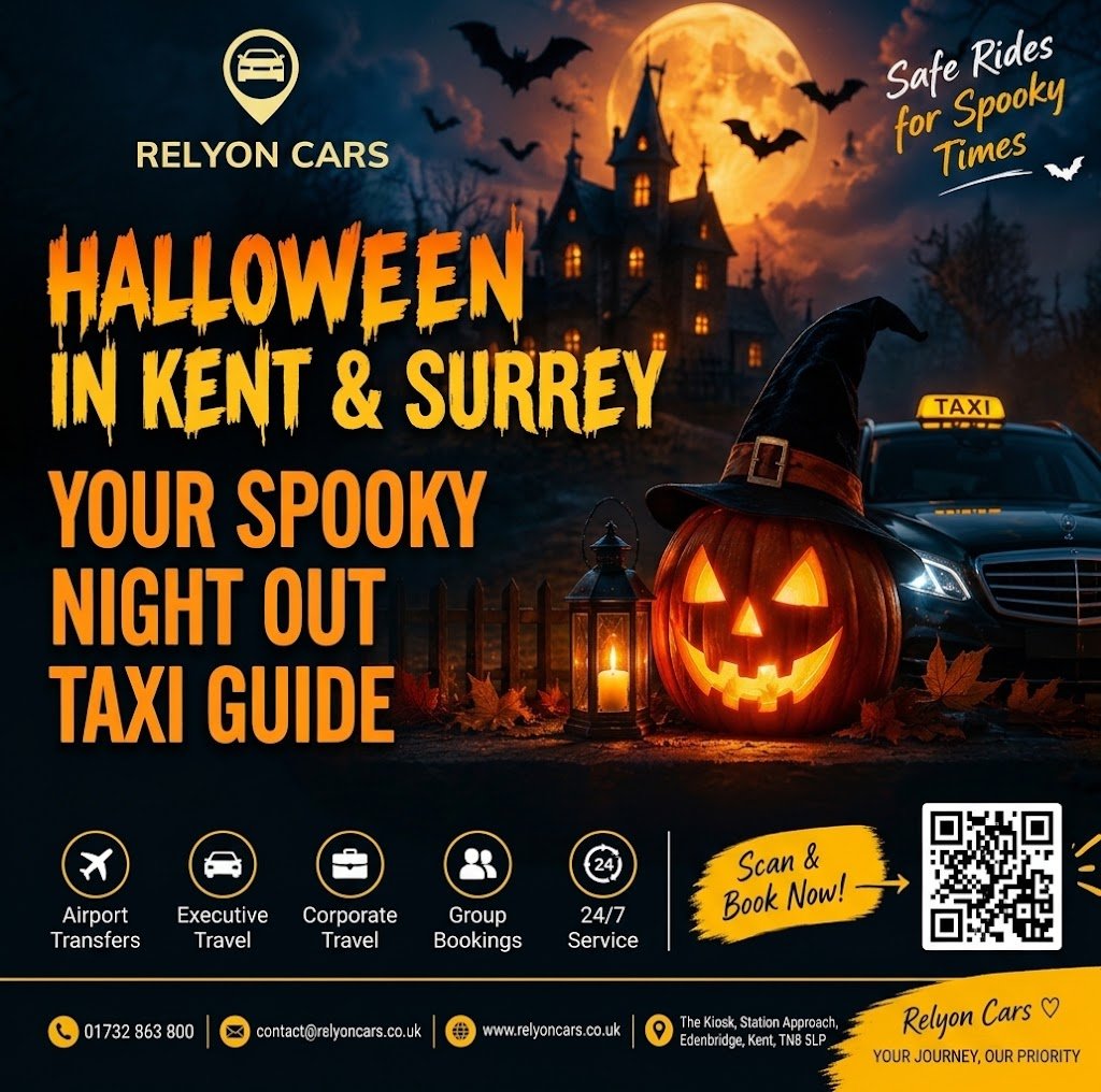 Halloween in Kent & Surrey: Your Spooky Night Out Taxi Guide
