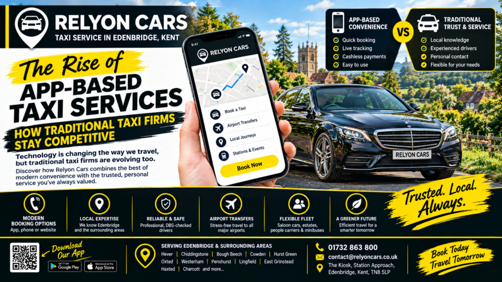 The rise of app based taxi services how traditional taxi firms stay competitive